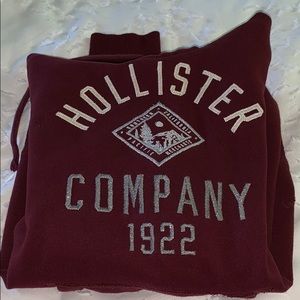 Maroon Hoodie from Hollister